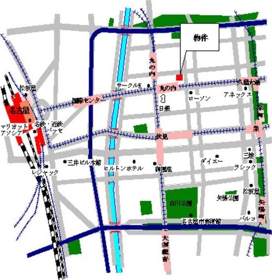 名古屋市営地下鉄桜通線/丸の内駅 徒歩2分 13階 築19年