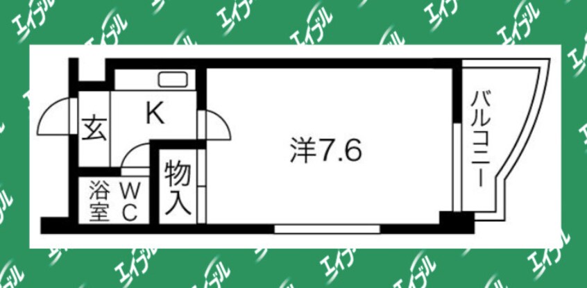 間取図 名古屋市営地下鉄東山線/栄駅 徒歩12分 3階 築36年