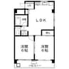 栄サンライズ 2LDKの間取り