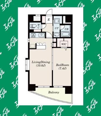 間取図 ラドーニ清水