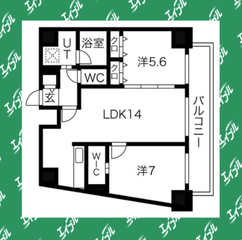 間取図 ポルタニグライースト