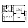 カーサベルーサII 2DKの間取り