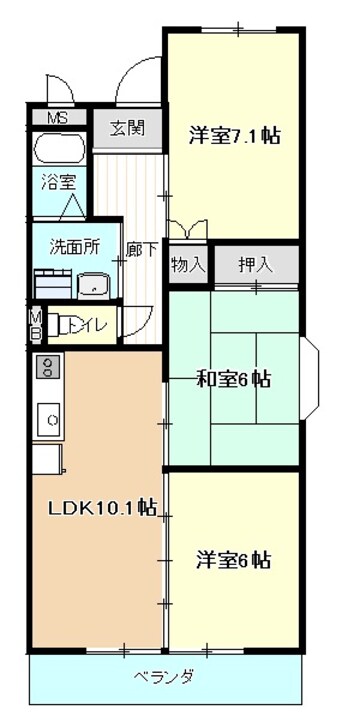 間取図 メゾンルミエール