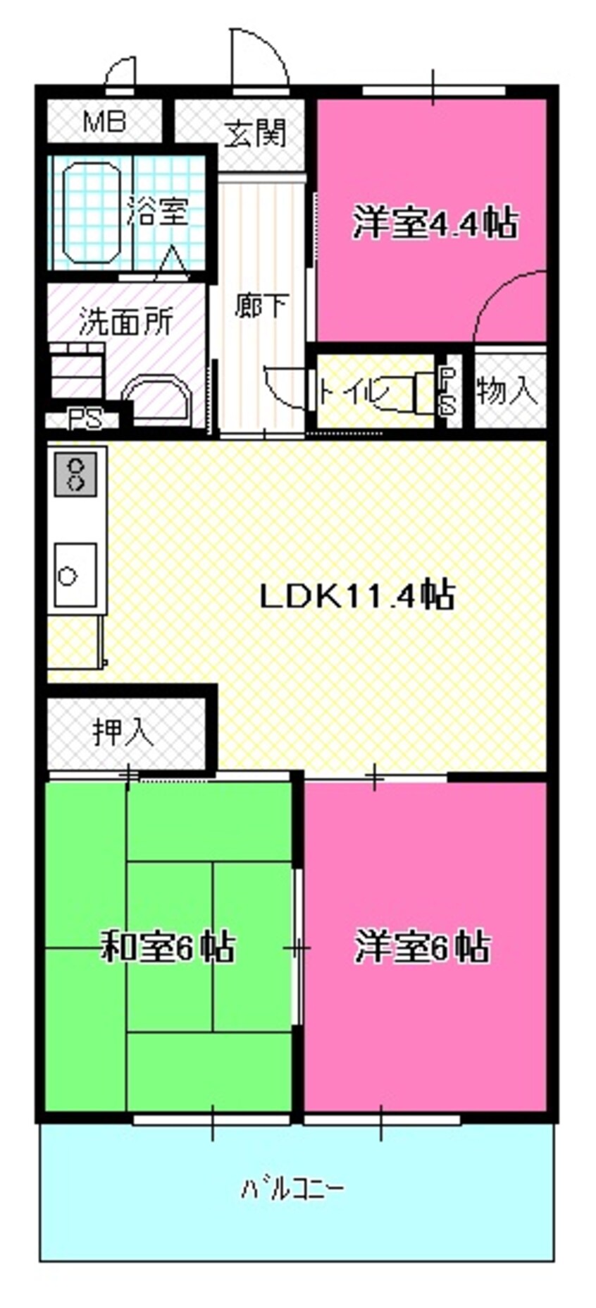 間取図 メゾンルミエール