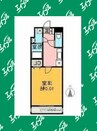 ジュネス福川 1Kの間取り
