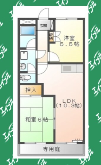間取図 リバーサイドＮ・Ｋ