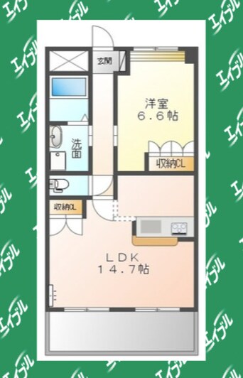 間取図 ブルーローズ