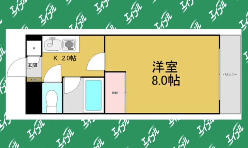 間取図 パークサイドいちかわ