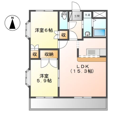 間取り図 エメラルド・ノービレⅠ