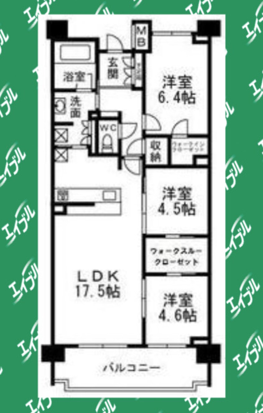 間取図 阪神本線/香櫨園駅 徒歩2分 3階 築10年