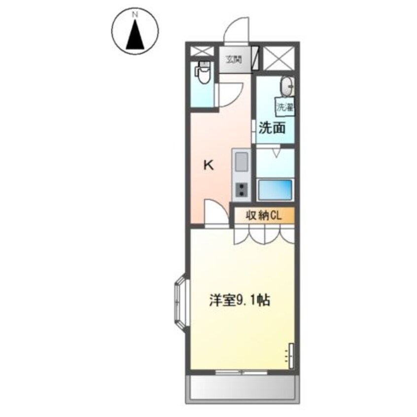間取図 ステラ　フィオーレ