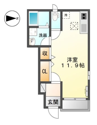 間取図 カルマ　スパーチオ城北