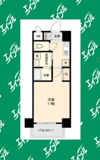 間取図 名古屋市営地下鉄鶴舞線/いりなか駅 徒歩6分 6階 築19年
