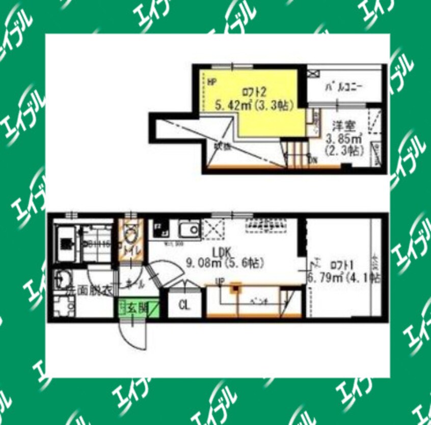 間取図 SOLID栄生