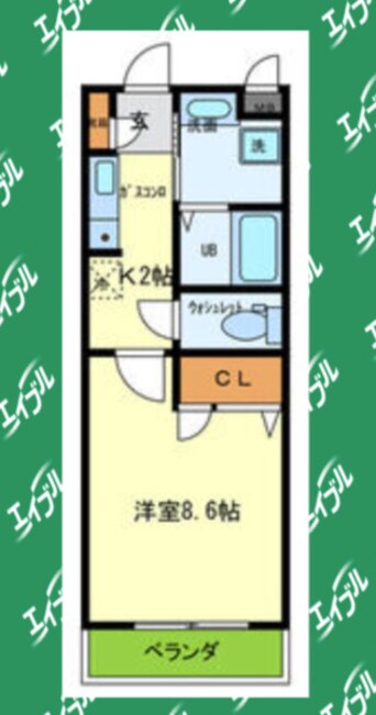 間取図 阪急甲陽線/甲陽園駅 徒歩19分 1階 築23年