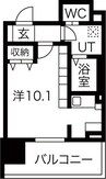 名古屋市営地下鉄名城線/矢場町駅 徒歩8分 8階 築8年 1Rの間取り