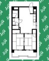 レスカール千代田 2LDKの間取り