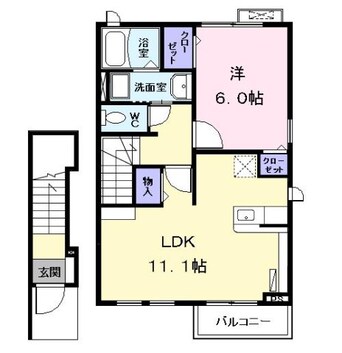 間取図 ファンタジア　Ｂ