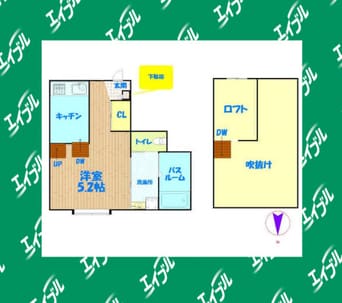 間取図 名古屋市営地下鉄鶴舞線/川名駅 徒歩4分 1階 築5年