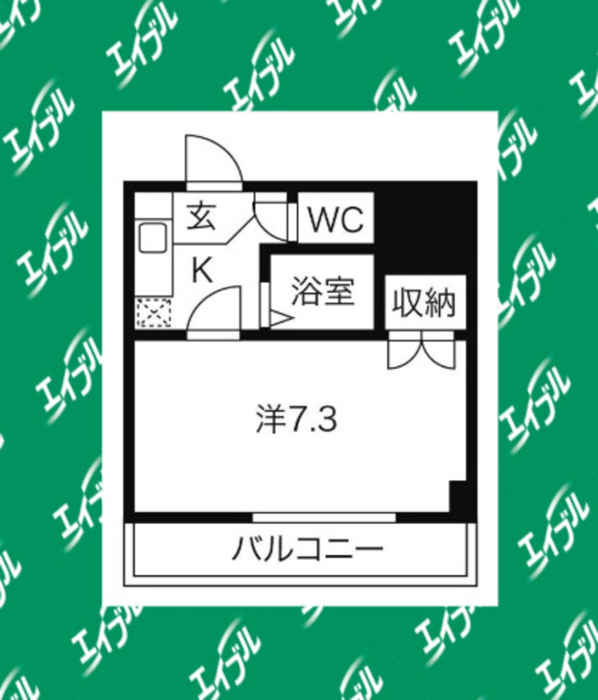 間取図 セントラルハイツ滝川