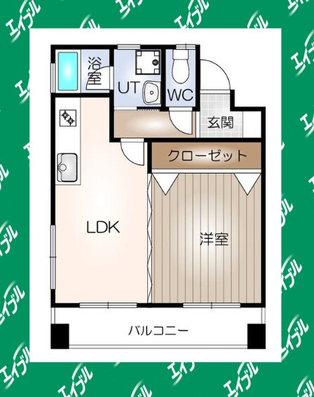 間取り図 シーズンコート名駅