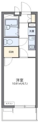 レオパレス田面の間取図