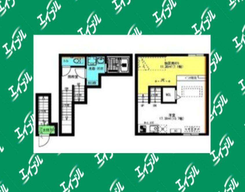 間取図 名古屋市営地下鉄名城線/八事日赤駅 徒歩6分 2階 築5年