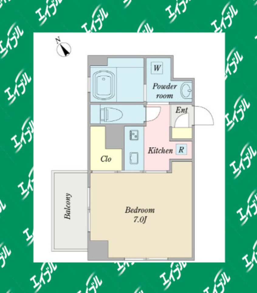 間取図 名古屋市営地下鉄桜通線/吹上駅 徒歩1分 1階 築17年