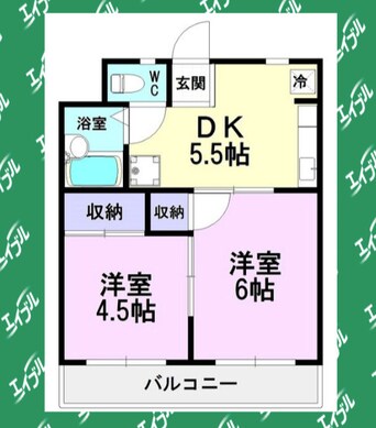間取図 名古屋市営地下鉄鶴舞線/大須観音駅 徒歩7分 7階 築35年
