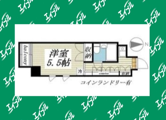 間取り図 名古屋市営地下鉄鶴舞線/大須観音駅 徒歩15分 7階 築36年