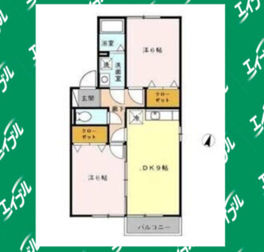 間取図 セジュール鳴丘