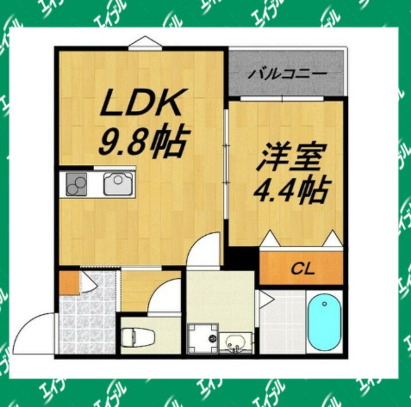 間取図 LECOCON半田