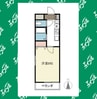 スクエア瑞穂南 1Kの間取り