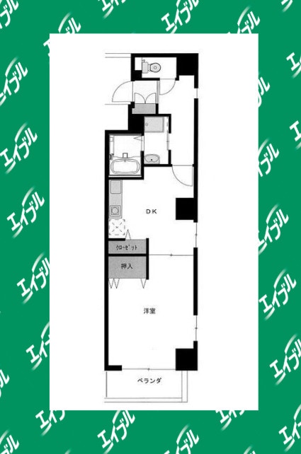 間取り図 名古屋市営地下鉄東山線/今池駅 徒歩5分 9階 築21年
