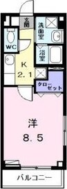 名古屋市営地下鉄名港線/日比野駅 徒歩10分 2階 築18年 1Kの間取り