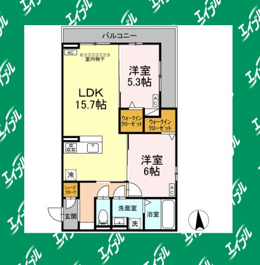 間取り図 グレイスカメリア