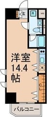 東海道本線/名古屋駅 徒歩5分 7階 築19年 1Rの間取り