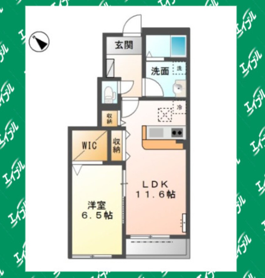 間取図 フェリース焼山