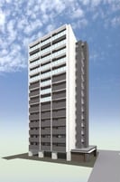 名古屋市営地下鉄東山線/新栄町駅 徒歩10分 8階 築6年の外観