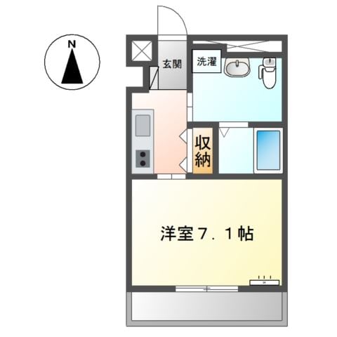 間取り図 名鉄名古屋本線/山王駅 徒歩10分 3階 築12年