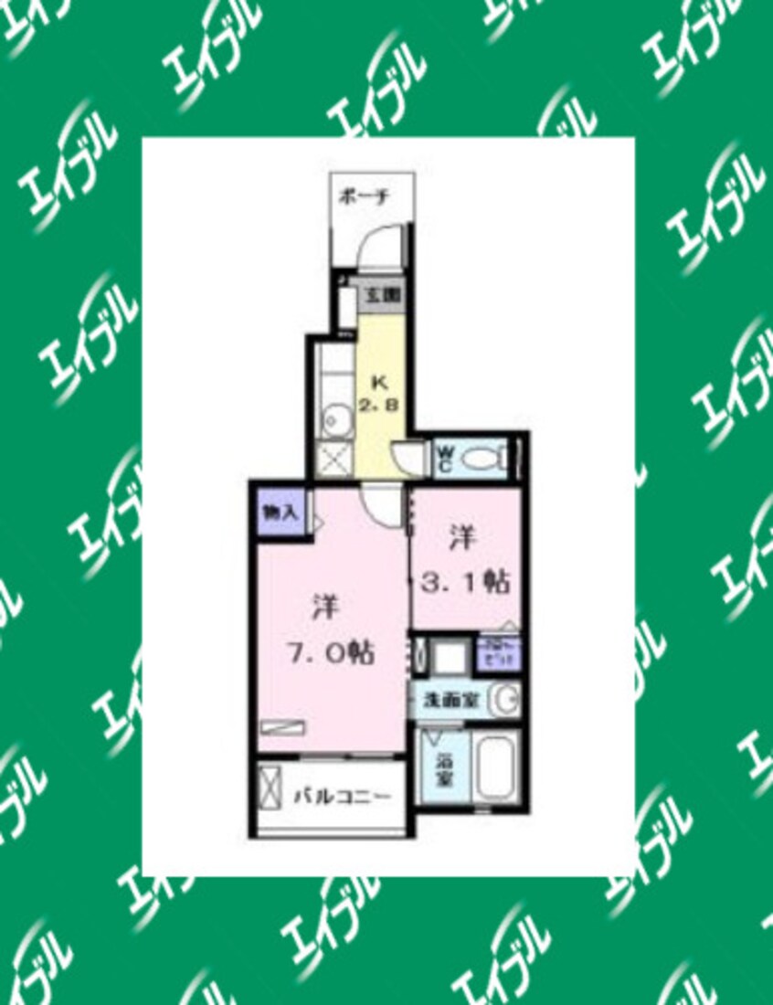 間取図 Casa　Viola