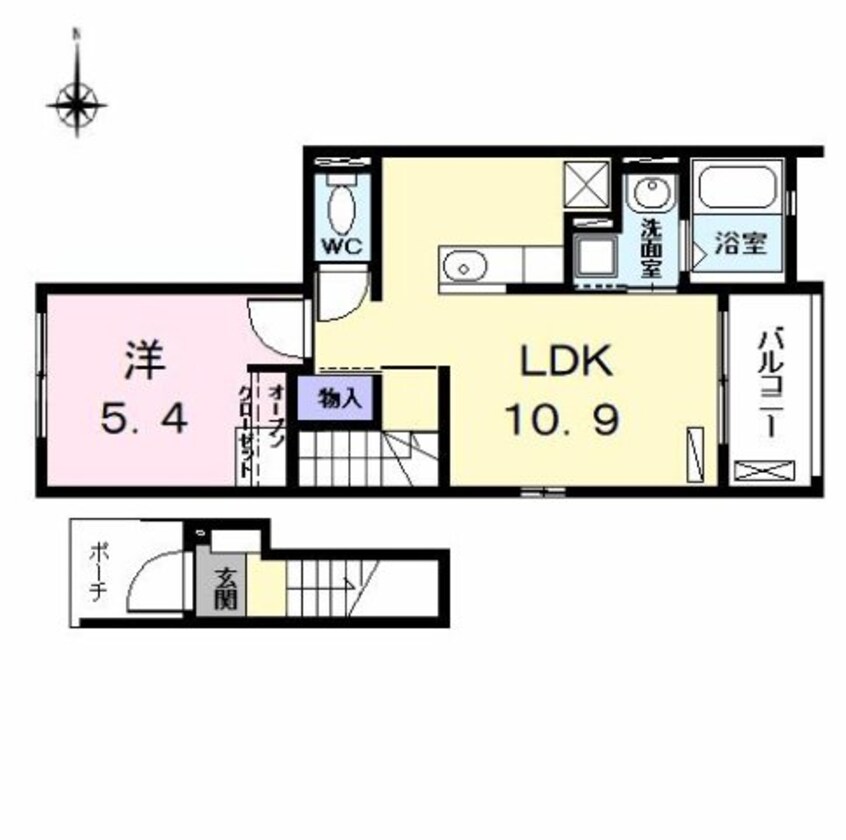 間取図 メゾン　ＫＩＴＥ（カイト）