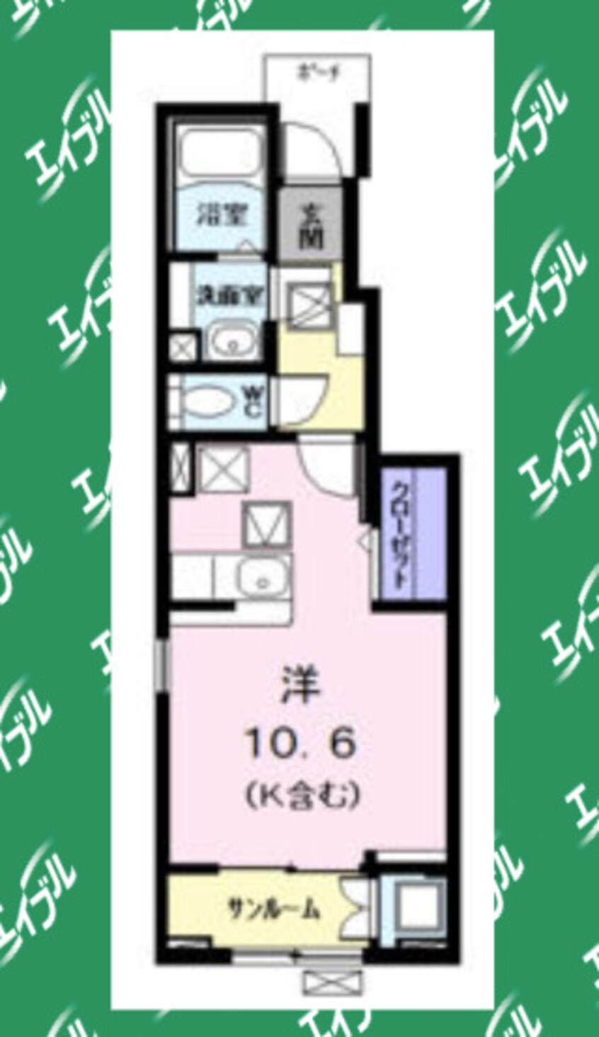 間取図 ルミエール明野