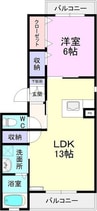 名古屋市営地下鉄名港線/日比野駅 徒歩5分 1階 築17年 1LDKの間取り