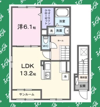 間取図 ソラ　クレール