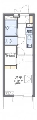 レオパレスアベイユの間取図