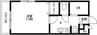 東海道本線/熱田駅 徒歩7分 2階 築22年 1Kの間取り
