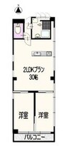 ｆメゾン代官町 3LDKの間取り