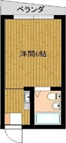 名古屋市営地下鉄桜通線/太閤通駅 徒歩1分 2階 築36年 1Rの間取り