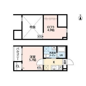 間取り図 名古屋市営地下鉄鶴舞線/大須観音駅 徒歩13分 1階 築8年